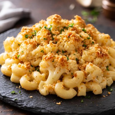 Cauliflower mac and cheese