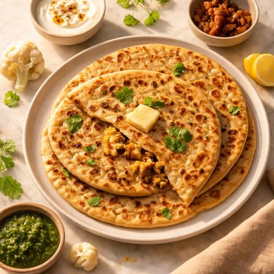 Cauliflower parontha