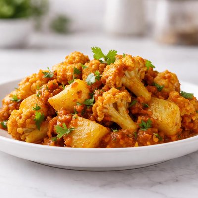 Cauliflower potato subji