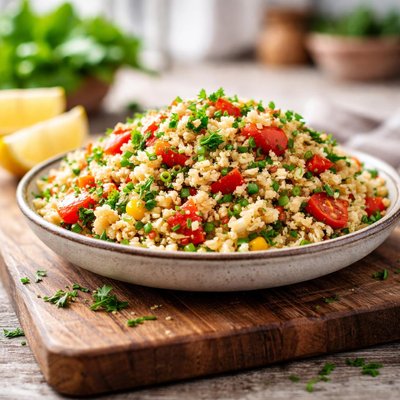 Cauliflower rice dish