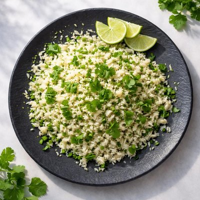 Cauliflower rice with coriander