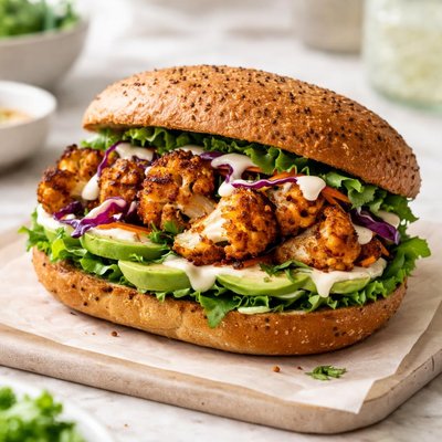 Cauliflower sandwich