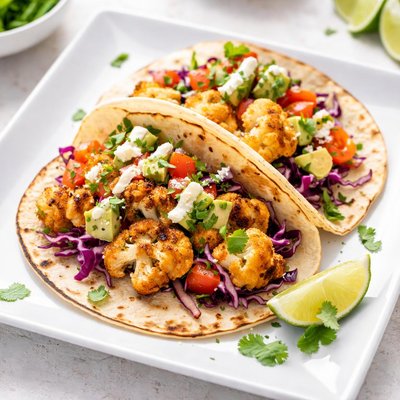 Cauliflower taco