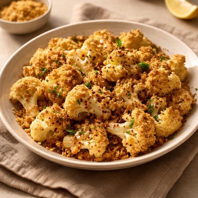 Cauliflower with breadcrumbs