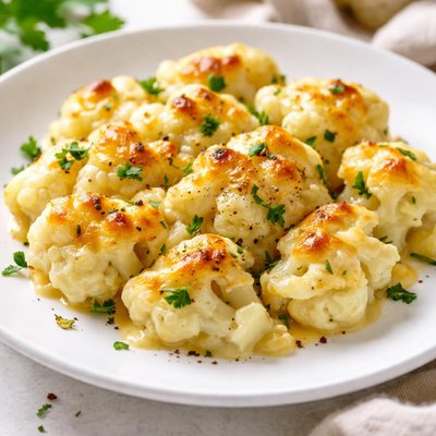 Cauliflower with cheese
