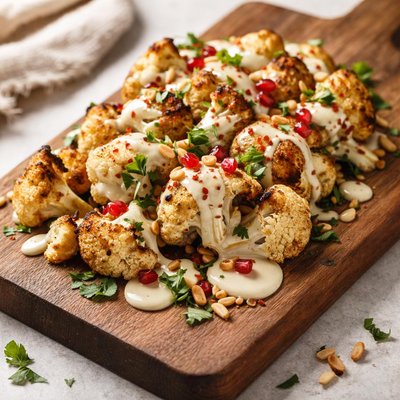 Cauliflower with tahini