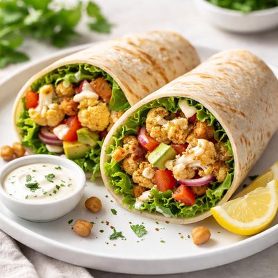 Cauliflower wrap