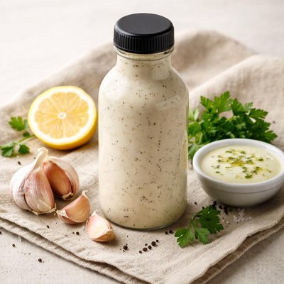 Cava garlic dressing