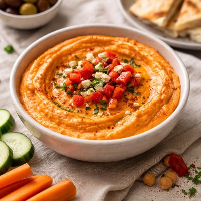 Cava red pepper hummus