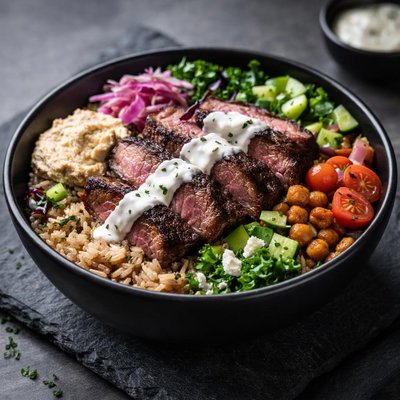 Cava steak bowl