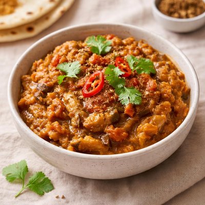 Caviars de aubergines indienne