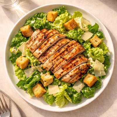 Ceaser salad with chicken from wendys