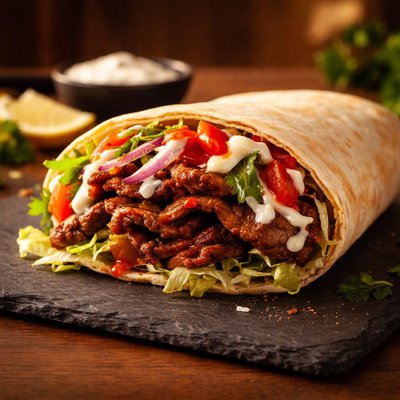 Cedar kabob  beef donair