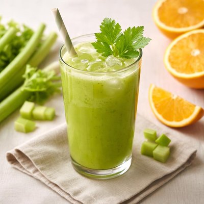 Celery and orange juice