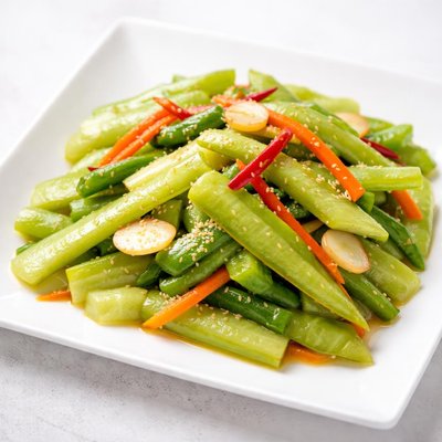 Celtuce stir-fried