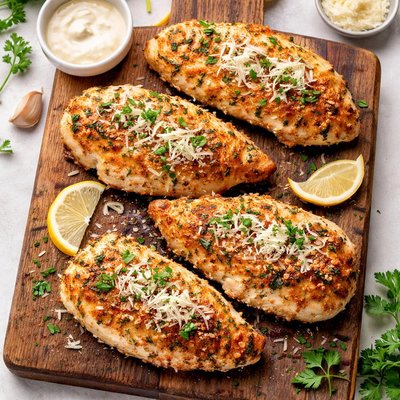 Cesar parmisan chicjen breast