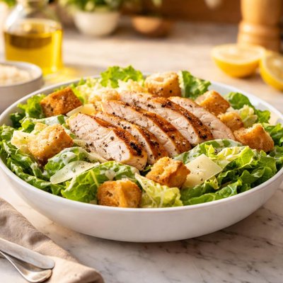 Cesare salad with chicken