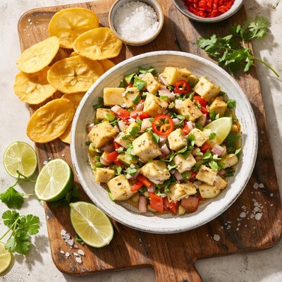 Ceviche de banana da terra