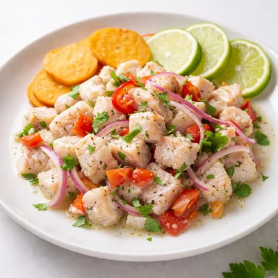 Ceviche de corvina