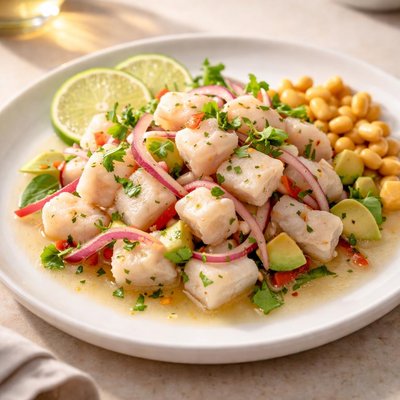 Ceviche de linguado