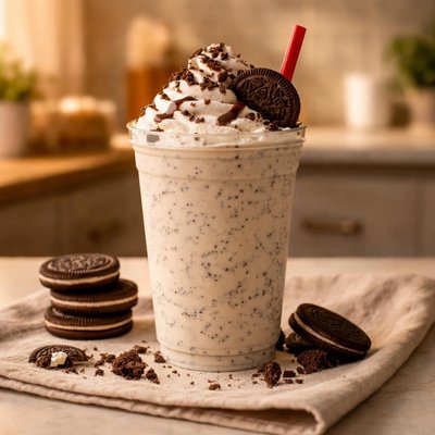 Cfa cookies and cream milkshake