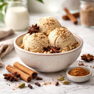 Chai ice cream