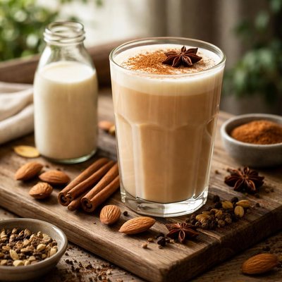Chai tea almond milk