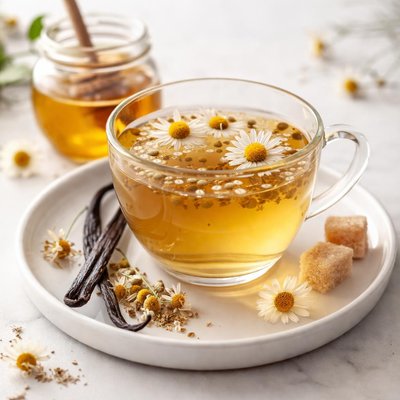 Chamomile honey vanilla tea