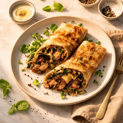 Champignon portobello roti