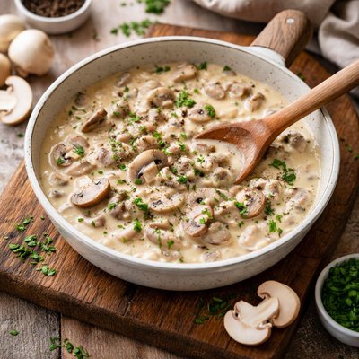 Champignon roomsause