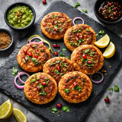 Chana paneer tikki
