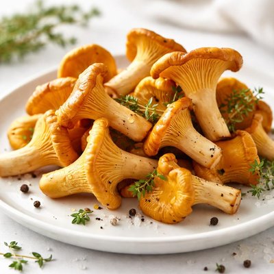 Chanterelle mushrooms