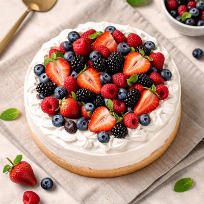 Chantilly berry cake