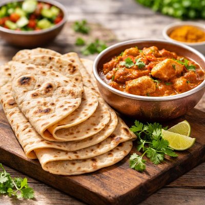 Chapati with curry