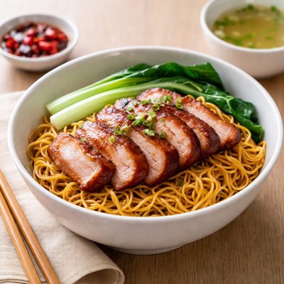 Char siew noodle