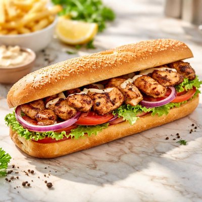 Charbroiled chicken sub