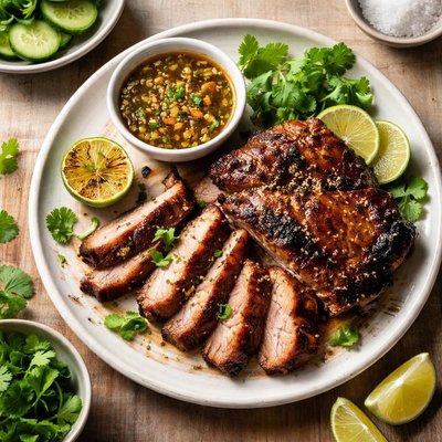 Charbroiled pork