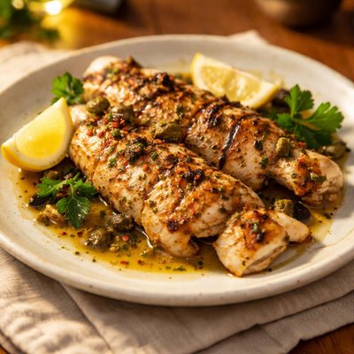 Chargrilled monkfish