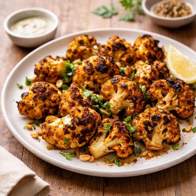 Chargrilled seven spice cauliflower
