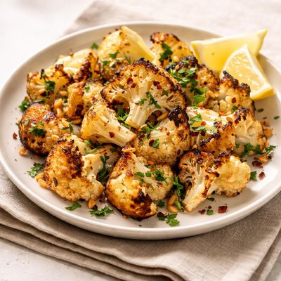 Charred cauliflower