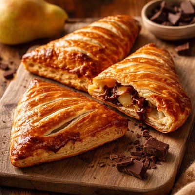 Chausson au poire chocolat