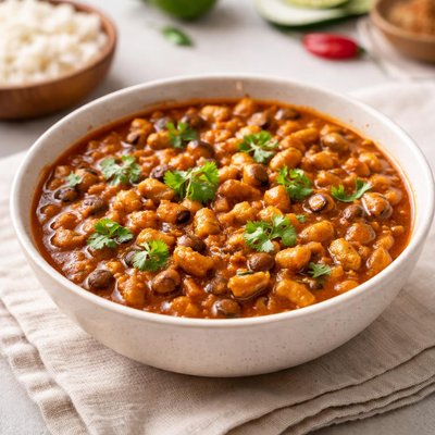 Chawli beans curry