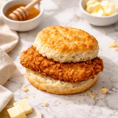 Chcik fil a chicken biscuit