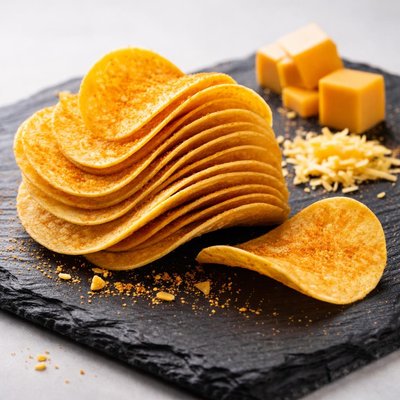 Cheddar baked pringles