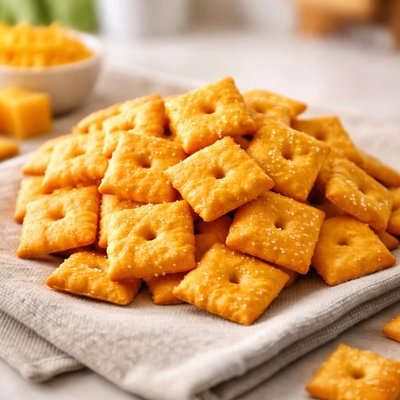Cheddar bite crackers