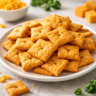 Cheddar cheese crackers
