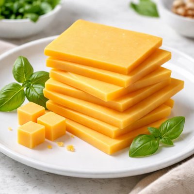 Cheddar cheese slices