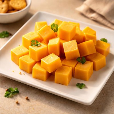 Cheddar cubes