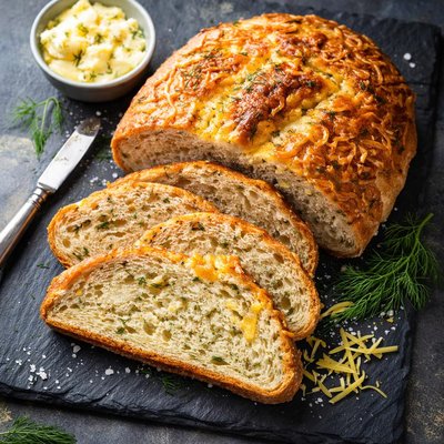 Cheddar dill sourdough