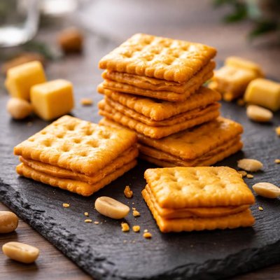 Cheddar peanut butter crackers